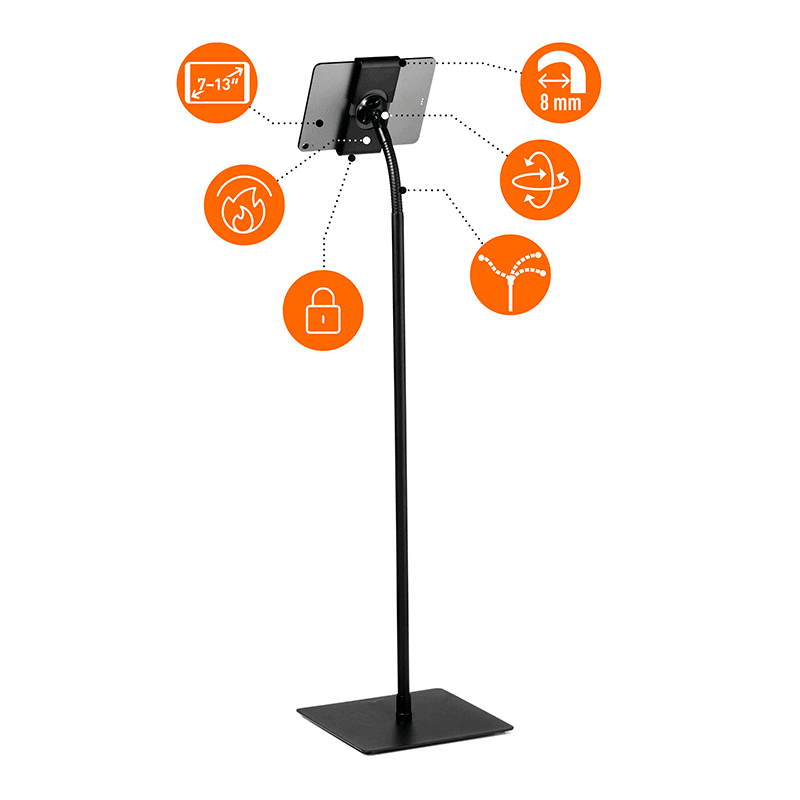 iPad - Tablet gulv holder med svanehals - Tough