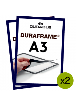 Mørk blå duraframe magnetramme A3