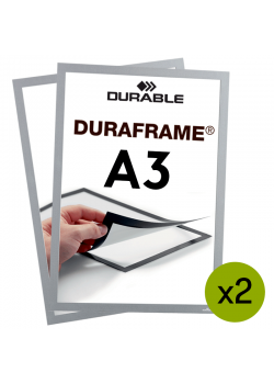 Magnetramme Duraframe sølv A3