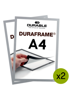 Magnetramme Duraframe A4 Sølv