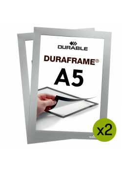 Sort magnetramme A5 - Duraframe