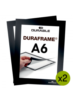 A6 duraframe magnetramme i sort