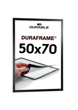 Duraframe® Magnetramme - 50x70cm. Sort