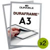 Magnetramme Duraframe sølv A3