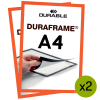 Magnetramme Duraframe A4 Orange