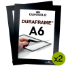 A6 duraframe magnetramme i sort