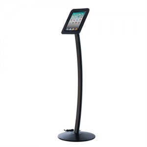 iPad stander til gulv model Kiosk - Sort