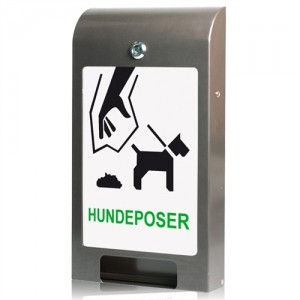 Hundepose dispenser, til A4 info