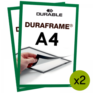 Duraframe® magnetramme - A4 Grøn