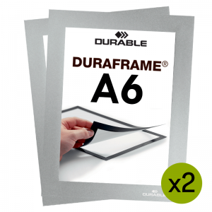 Duraframe® magnetramme - A6 Sølv